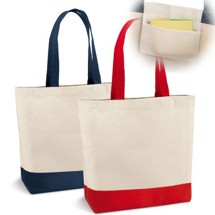 canvas winkeltas met binnenvak