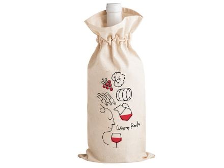 jerome. 100% katoenen tas voor fles