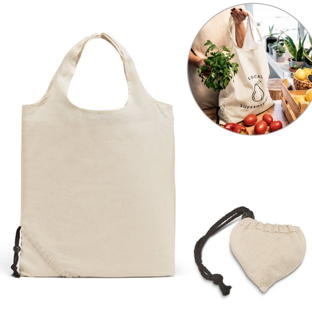 orleans katoenen opvouwbare tas