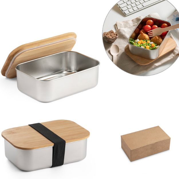 shino. hermetische doos 800 ml roestvrij staal