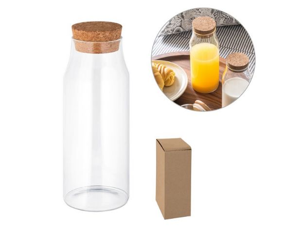 jasmin 1000. 1l glazen fles