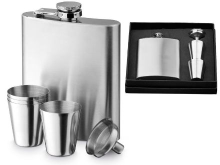 novak heupfles en beker set 200 ml