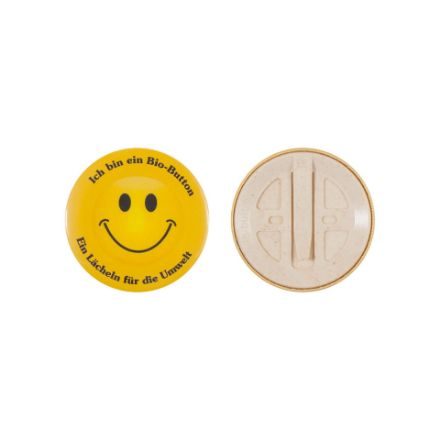 bio-button 56mm met clip
