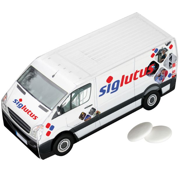 bestelauto pepermunt custom made