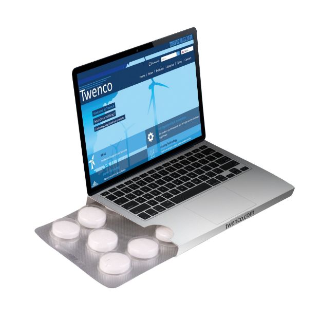 compli'mints blister met flap custom made