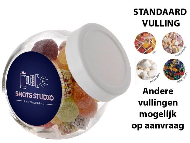 mini glazen potje 0,2 liter custom made