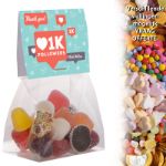 blokzakje kopkaartje 50 gram snoep custom made