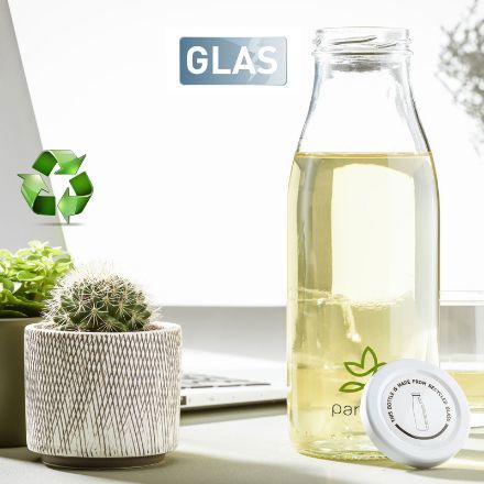 glassy recycled drinkfles