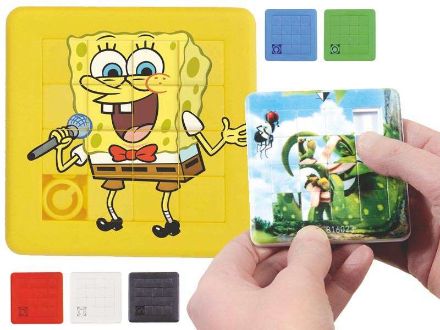 schuifpuzzel vierkant 75x75 mm tamponprint