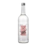 glazen fles met 750 ml bronwater