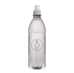 bronwater 500 ml met sportdop - transparant