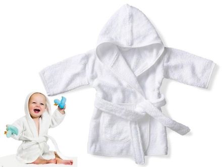 badstof baby badjas
