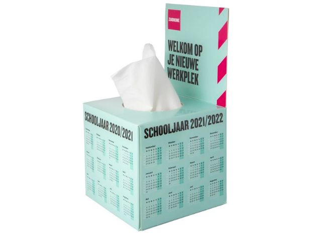 tissue box met flap