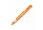 balpen s40 grip clear transparant - oranje