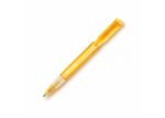 balpen s40 grip clear transparant - geel