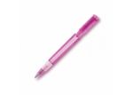 balpen s40 grip clear transparant - roze