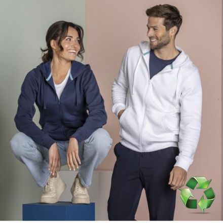 ruby heren gots biologische grs-gerecyclede hoodie