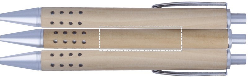 rond zeefdruk (13 x 45 mm)