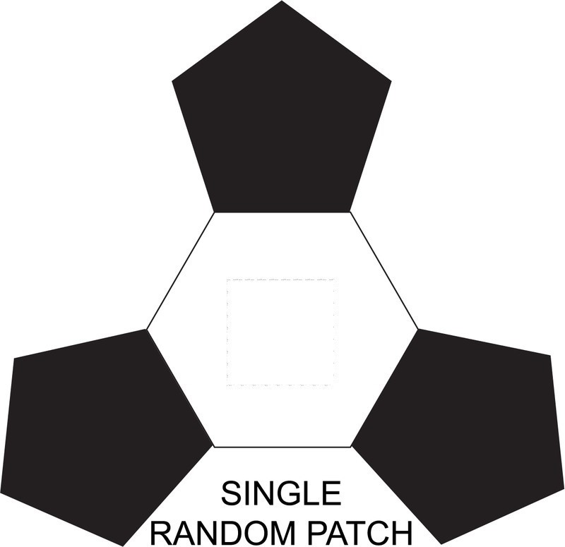 SINGLE RANDOM PATCH (20 x 20 mm)