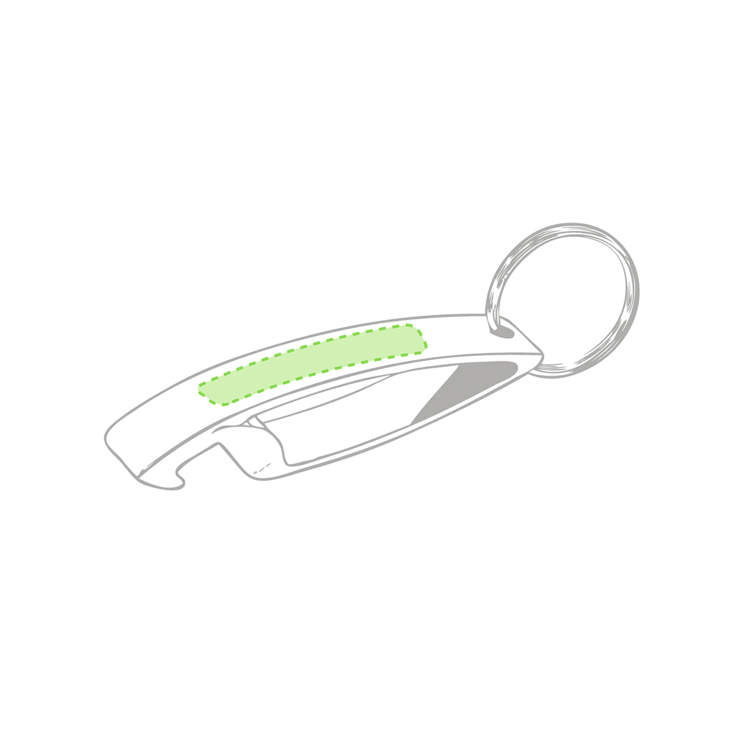 lasergravure (4 x 0,8 cm)