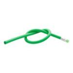 flexibel potlood capo met gum lang - groen