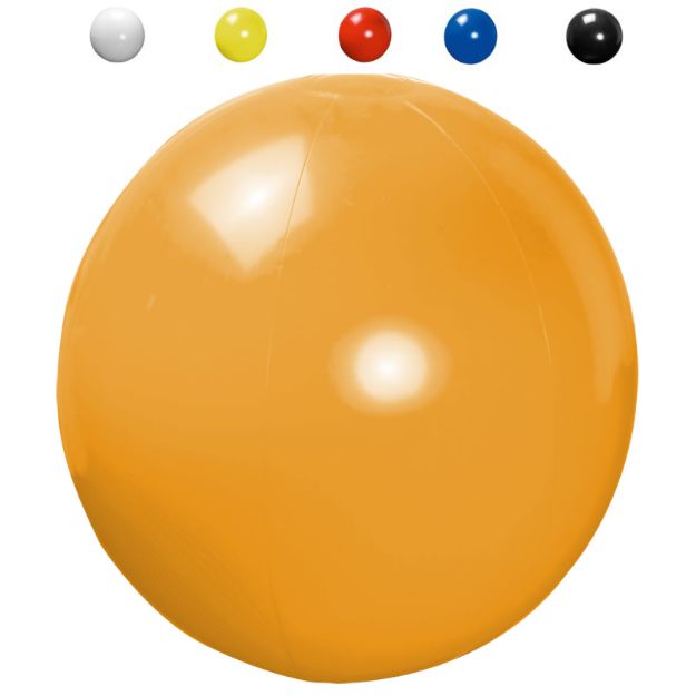 glimmende strandbal.