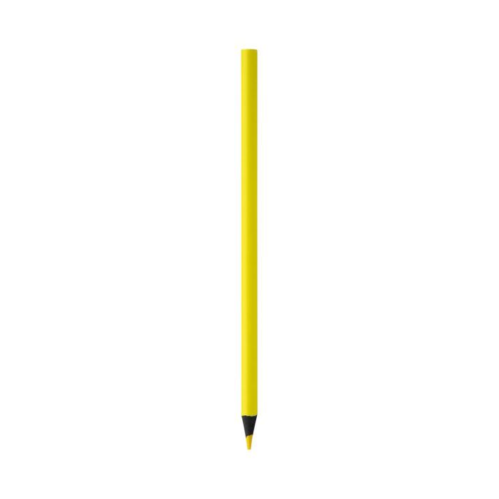 marker potlood met gekleurde body. - geel