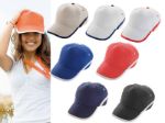 baseball cap met 5 panels en klittenbandsluiting