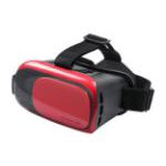 virtual reality headset. - rood