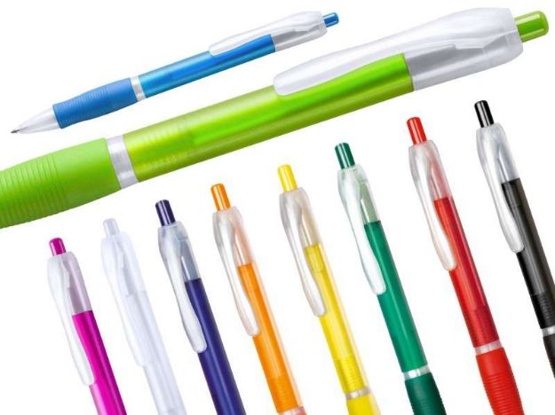 balpen palmer met rubberen grip blauwe inkt