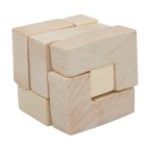houten puzzel spel, bouw een kubus.