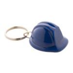 sleutelhanger in de vorm van een helm. - blauw