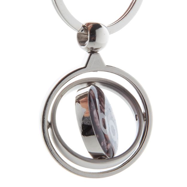 metalen sleutelhanger physic. custom made.