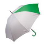 automatische, windvaste paraplu met acht panelen - grijs