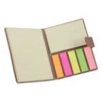sticky notes in verschillende groottes, in hoes