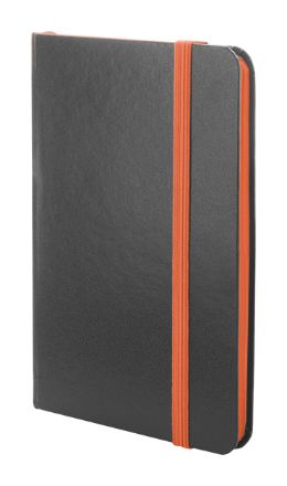 notitieboek met papieren cover. - oranje
