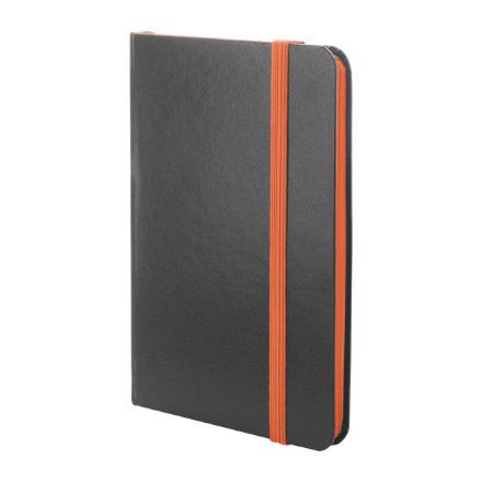 notitieboek met papieren cover. - oranje