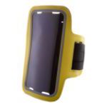 pu-lederen armband voor mobile telefoon. - geel