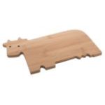 snijplank van bamboe, in de vorm van een koe.