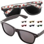 zonnebril met speciale pootjes. doming-custom made