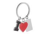 metalen sleutelhanger i love