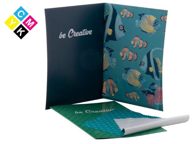 brillendoekje met ansichtkaart dioptry custom made