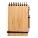 bamboe notitieboek b7 en bamboe pen