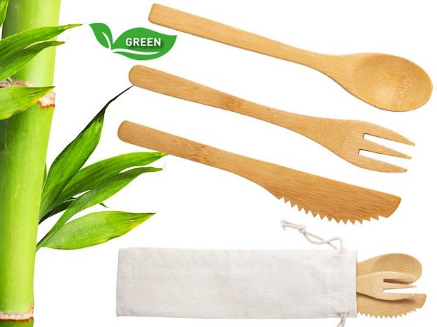 bamboe bestekset plusin