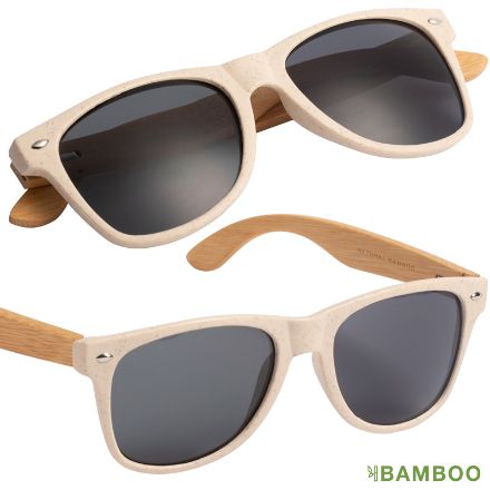 bamboe zonnebril 400 uv bescherming tinex