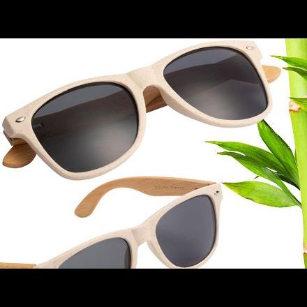 bamboe zonnebril 400 uv bescherming tinex