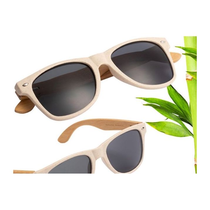 bamboe zonnebril 400 uv bescherming tinex