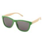 zonnebril met bamboe pootjes 400 uv bescherming - groen