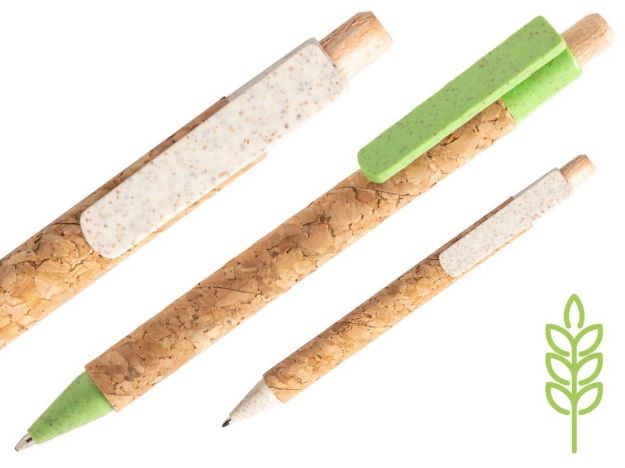 balpen van tarwestro clove blauwschrijvend