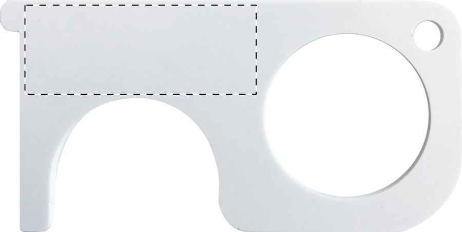 Voorkant - hygiënesleutel (30 x 10 mm)